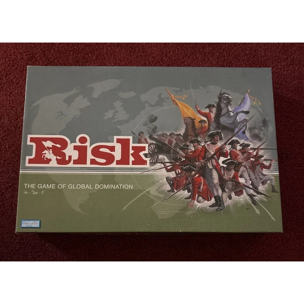 Risk Board Game Hasbro Game Of Global Domination 2003 Strategy 2-6 Players